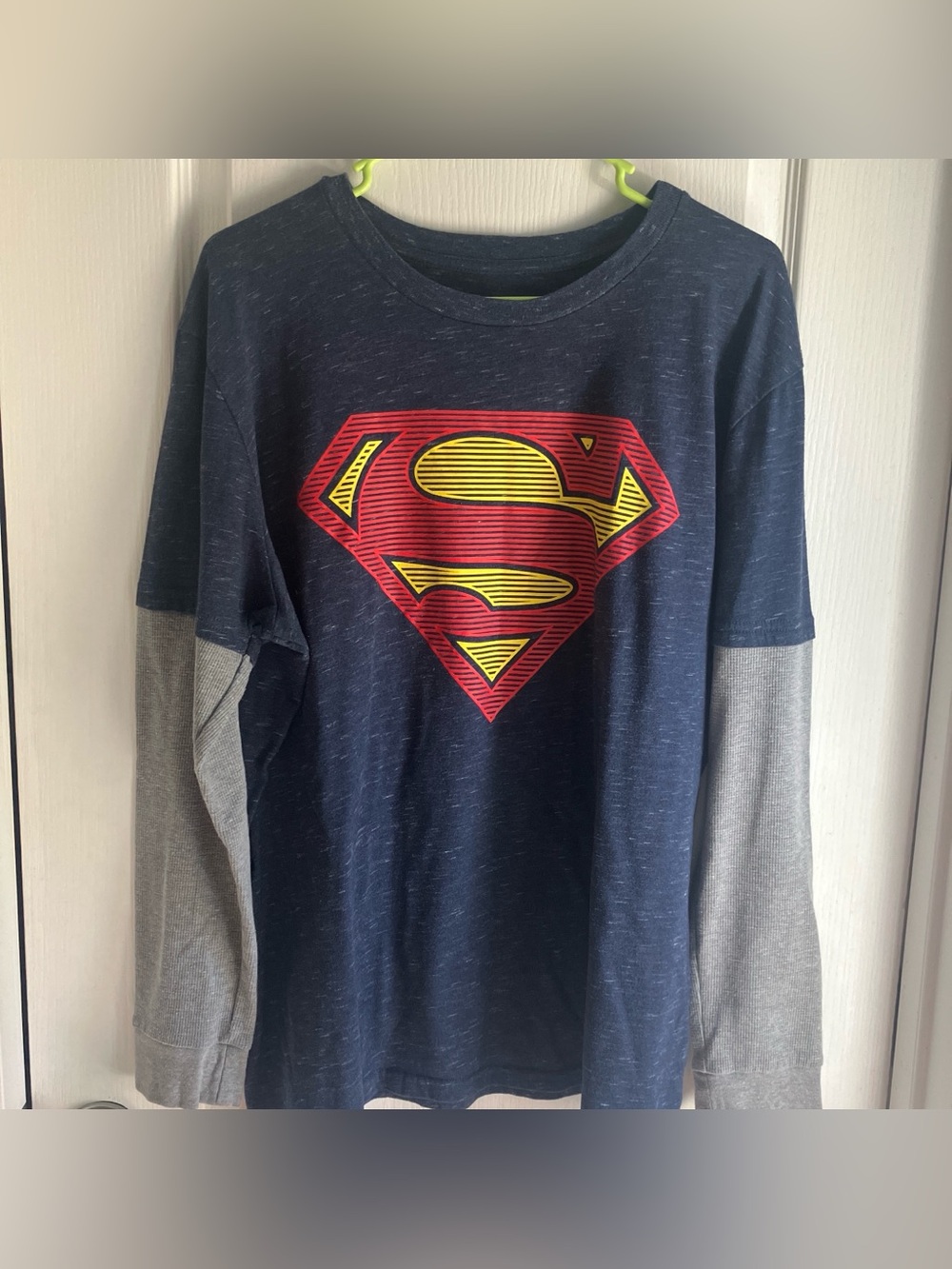 Superman long sleeve shirt 2XL